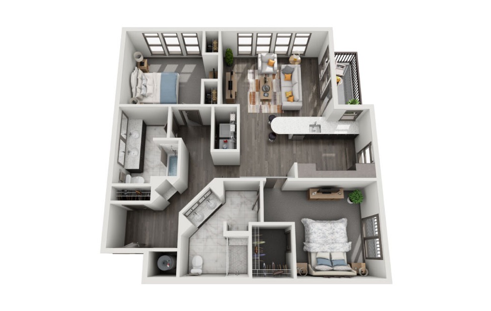 two bedroom apartments for rent