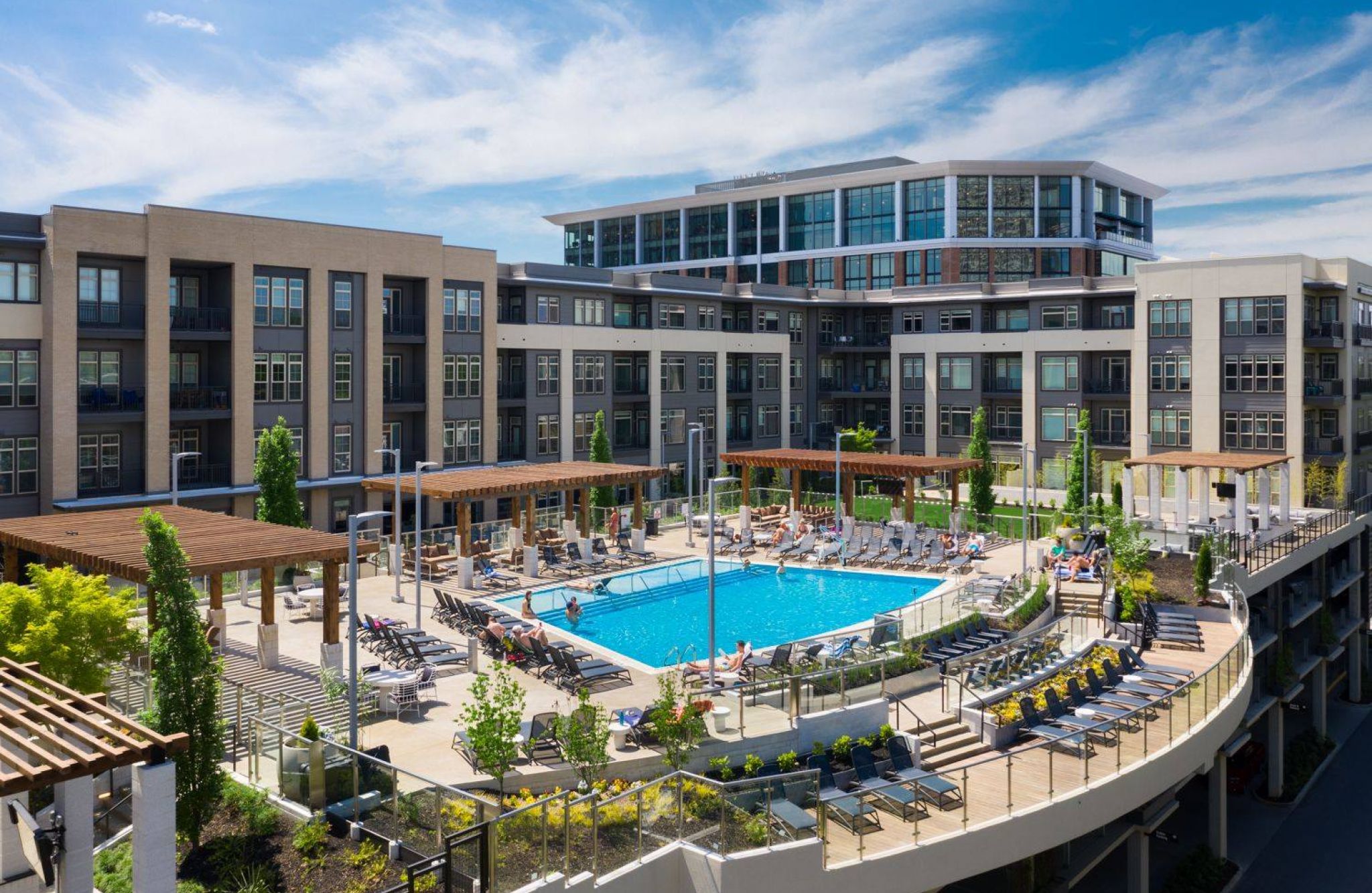 Residences at Capitol View resident lounge amenity area