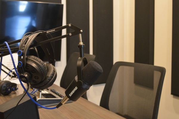 Residences at Capitol View resident podcast studio